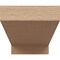 Ekena Millwork 10"W x 20"D x 10"H Wide Clemmons Rough Cedar Woodgrain TimberThane Corbel, Primed Tan CORUR10X20X10CLERCPR - alternate 3